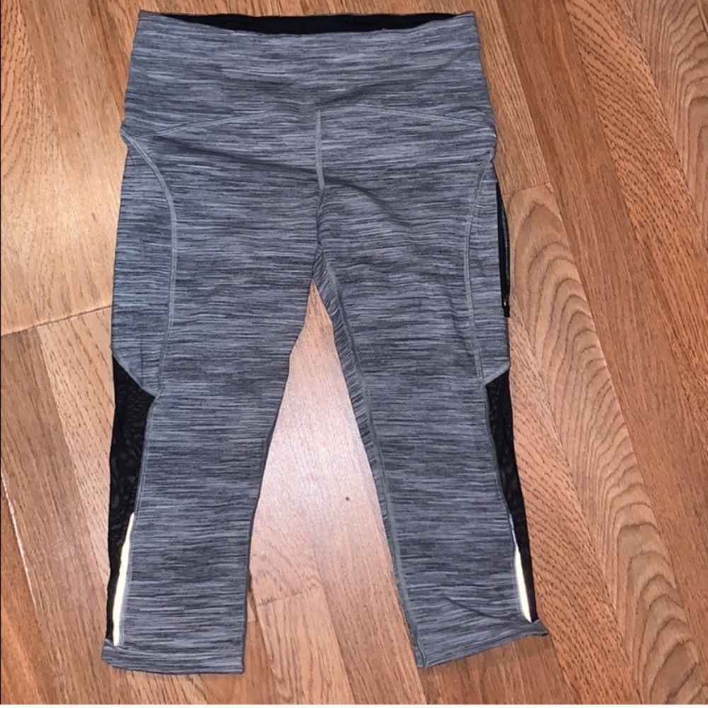 Lululemon cropped mesh leggings